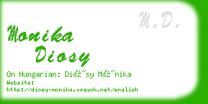 monika diosy business card